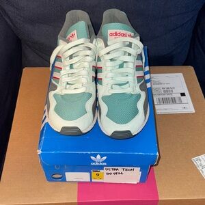 Adidas Ultra Tech Sneakers in Mint and Gray
